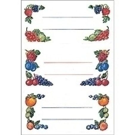 HERMA Kitchen labels 76x35mm berry arrangements 4 sheets étiquette auto-collante 4 pièce(s)