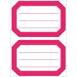 HERMA étiquettes pour livre, 82 x 55 mm, conception de marge