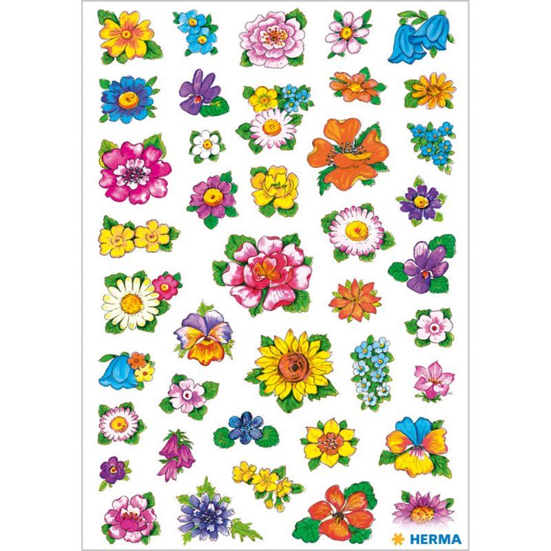 HERMA Autocollants DECOR "Petites fleurs"