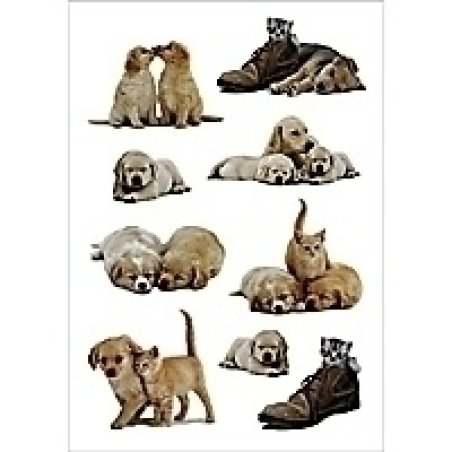 HERMA Autocollants DECOR "Chiots"