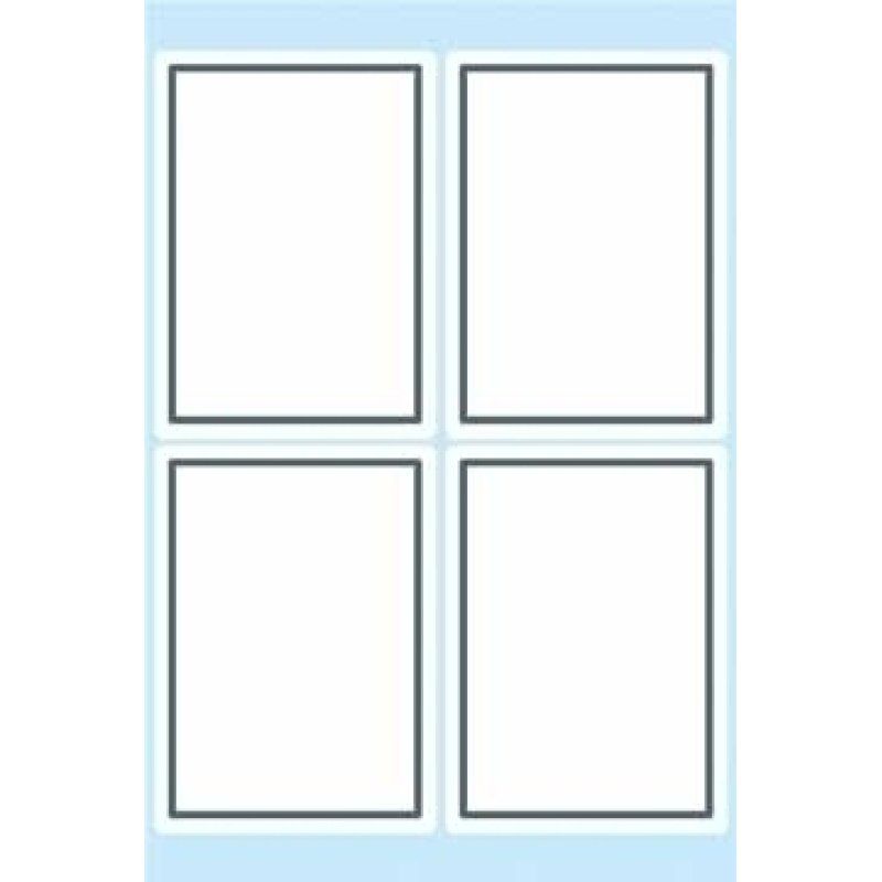 HERMA Book labels 40x55mm grey frame 6 sh. autocollant décoratif