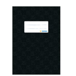 HERMA Protège-cahier, A5, en PP, noir opaque