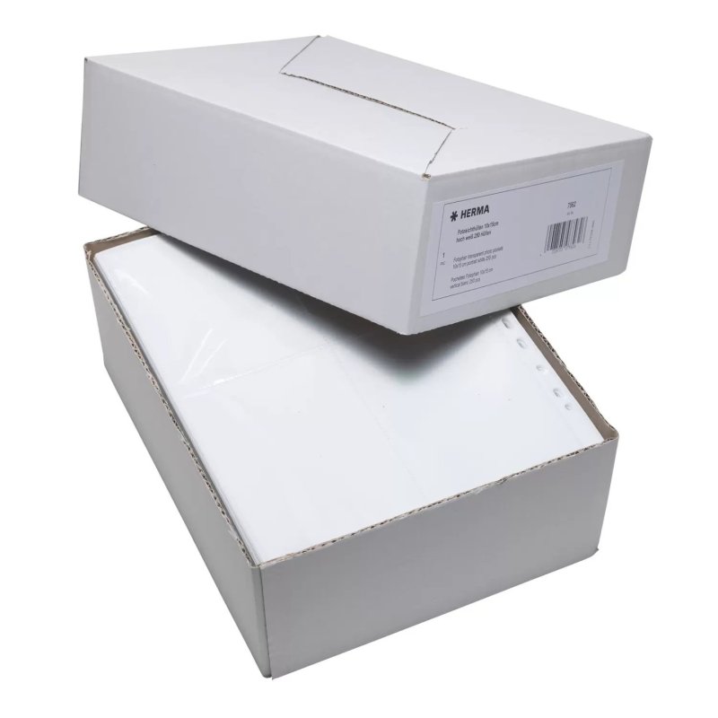 HERMA 7562 protecteur de feuilles 100 x 150 mm Polypropylène (PP) 250 pièce(s)