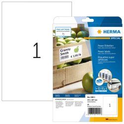 HERMA Labels A4 210x297 mm white extra strong adhesion paper matt 25 pcs