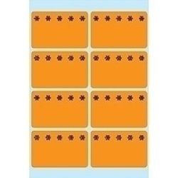 HERMA Deep-freeze labels 26x40mm lum. orange ice crystals 48 pcs. étiquette auto-collante 48 pièce(s)