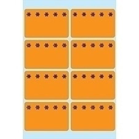 HERMA Deep-freeze labels 26x40mm lum. orange ice crystals 48 pcs. étiquette auto-collante 48 pièce(s)