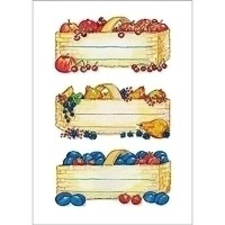 HERMA Kitchen labels 76x35mm fruit baskets 4 sheets étiquette auto-collante 12 pièce(s)