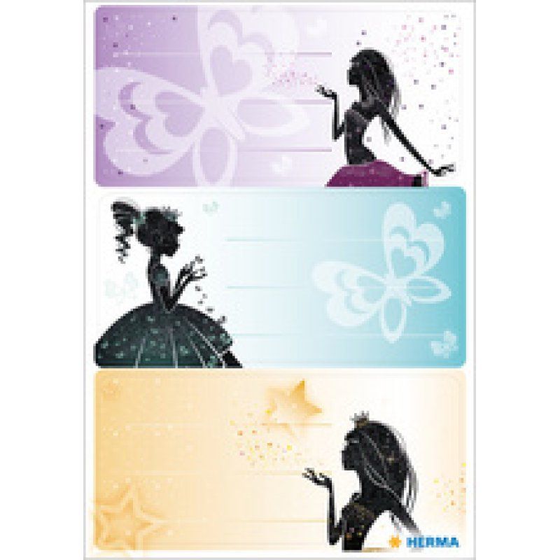 HERMA Etiquettes pour livres "Visages de fleurs", 76 x 35 mm