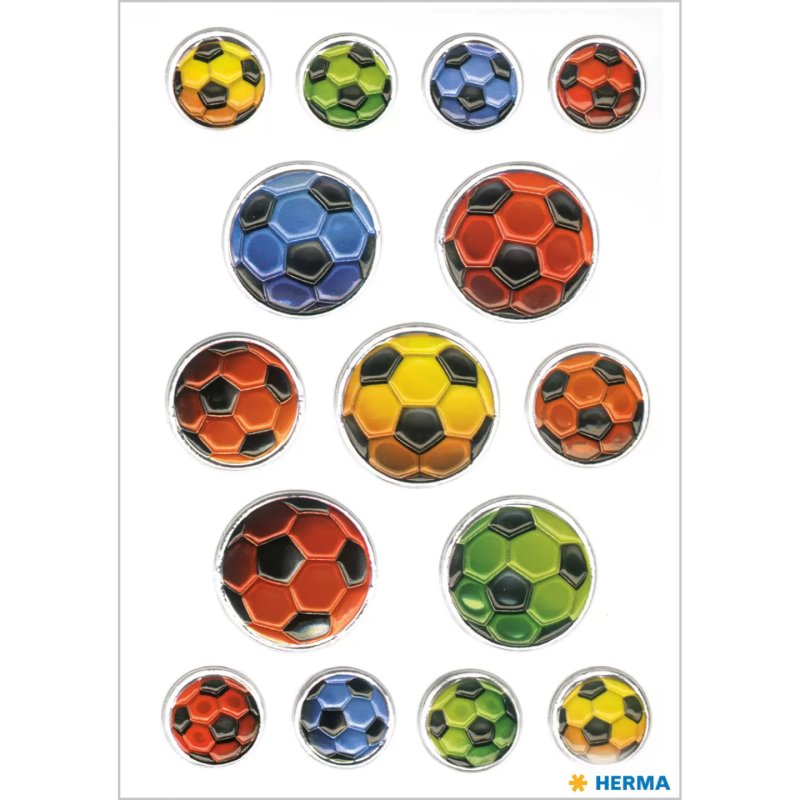HERMA 6251 decorative sticker Plastic Multicolour Permanent 15 pc(s)