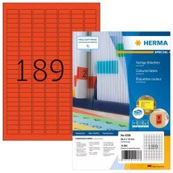 HERMA 4238 self-adhesive label Rounded rectangle Red 18900 pc(s)