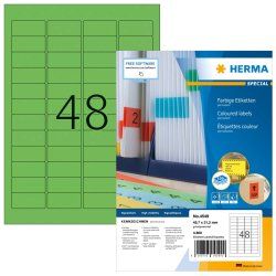 HERMA 4549 étiquette auto-collante Rectangle Vert 4800 pièce(s)