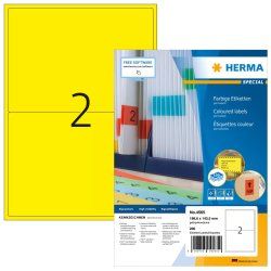 HERMA Etiquette universelle SPECIAL, 199,6 x 143,5 mm, jaune