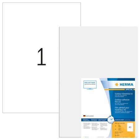HERMA 9544 étiquette auto-collante Rectangle Blanc 40 pièce(s)