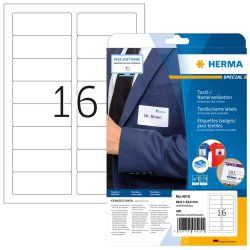 HERMA Etiquettes badges SPECIAL, 88,9 x 33,8 mm, blanc