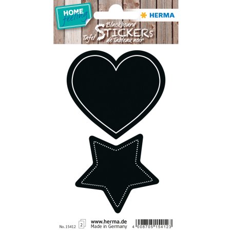 HERMA 15412 self-adhesive label Permanent Black 4 pc(s)