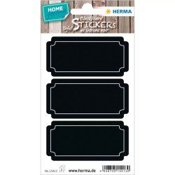 HERMA 15413 self-adhesive label Permanent Black 6 pc(s)