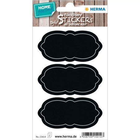 HERMA 15414 self-adhesive label Permanent Black 4 pc(s)