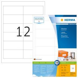 HERMA 4623 étiquette auto-collante Rectangle Permanent Blanc 2400 pièce(s)
