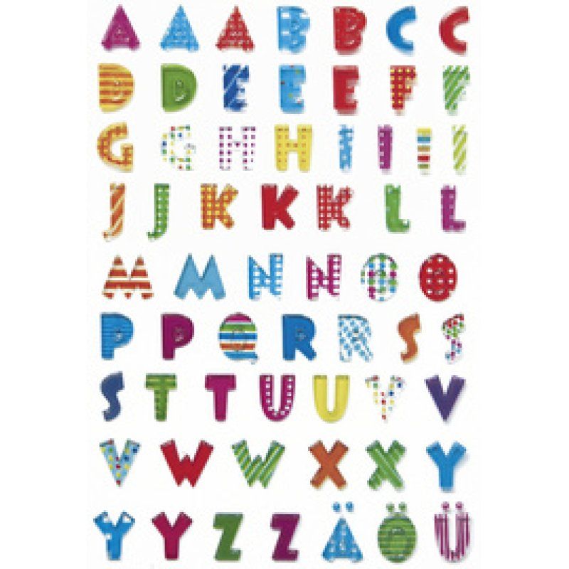 HERMA stickers alphabet MAGIC, A-Z, gravé Stone
