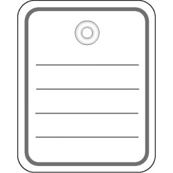 HERMA Etiquette à suspendre, 40 x 50 mm, avec oeillet/fil/