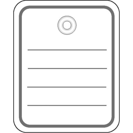 HERMA 6822 étiquette non-adhésive 1000 pièce(s) Gris, Blanc