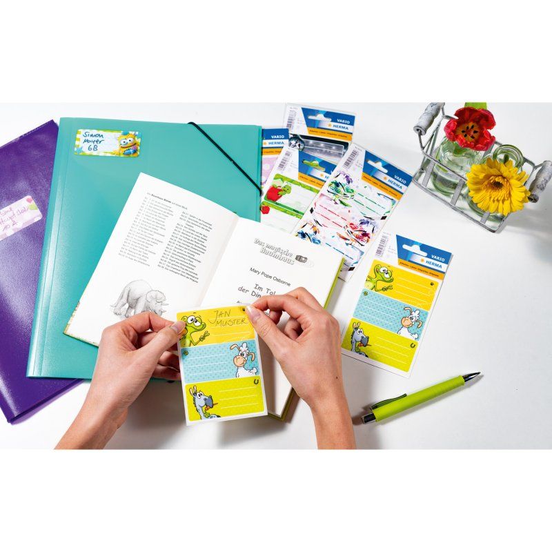 HERMA 5876 self-adhesive label Rectangle Permanent Multicolour 9 pc(s)