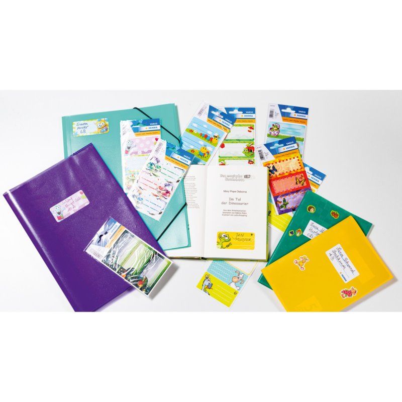 HERMA 5876 self-adhesive label Rectangle Permanent Multicolour 9 pc(s)