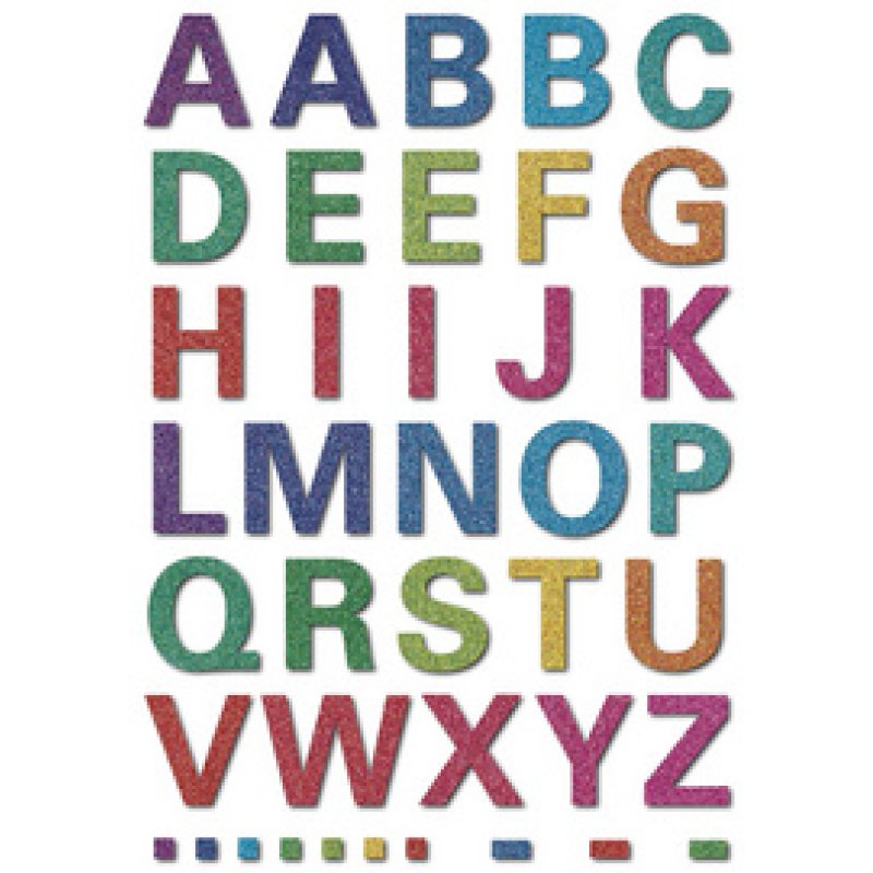 HERMA lettres alphabétiques MAGIC A-Z, glittery