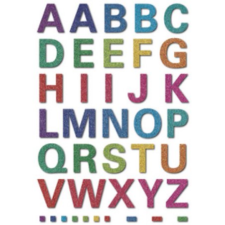 HERMA lettres alphabétiques MAGIC A-Z, glittery
