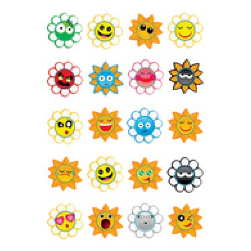 HERMA Autocollants MAGIC "Crazy Suns", Puffy