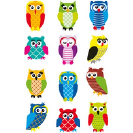 HERMA Sticker MAGIC "Chouettes", film brillant