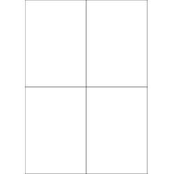 HERMA Etiquette universelle DATAPRINT, 105 x 148,5 mm, blanc