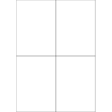 HERMA Etiquette universelle DATAPRINT, 105 x 148,5 mm, blanc