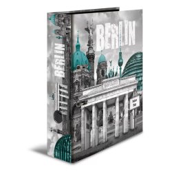 HERMA Classeur à levier à motifs "Berlin", A4, dos: 70 mm