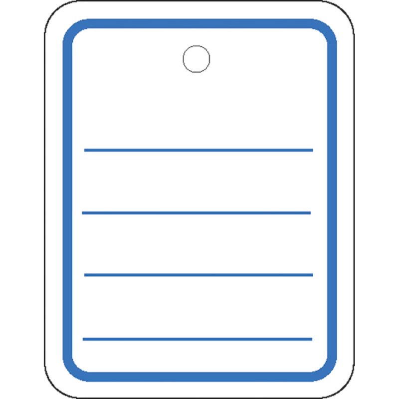 HERMA 6805 étiquette non-adhésive 1000 pièce(s) Bleu, Blanc