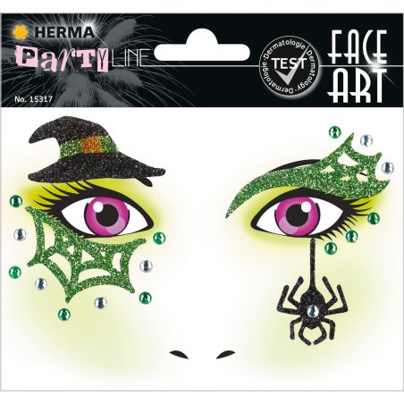 HERMA Face Art Stickers Witch