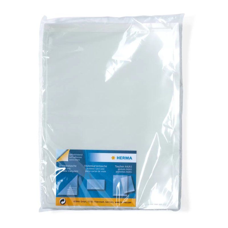 HERMA 1428 card pocket Transparent