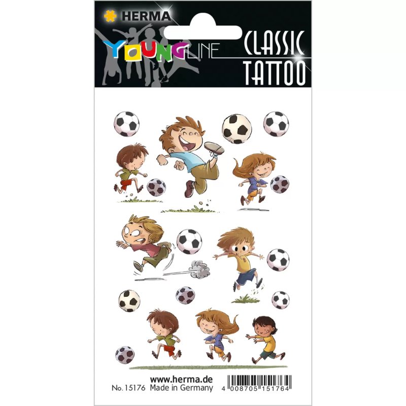HERMA CLASSIC Tatouages "Colour Soccers"