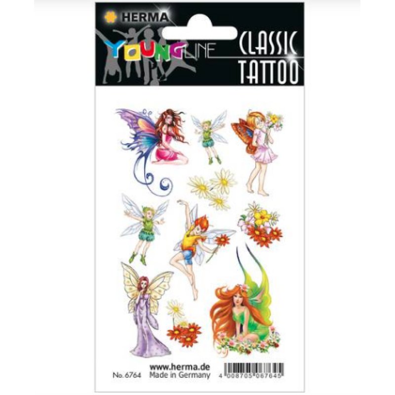 HERMA CLASSIC Tatouages "Colour Fées"