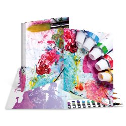 HERMA Chemise à élastiques "Couleurs", carton, A4