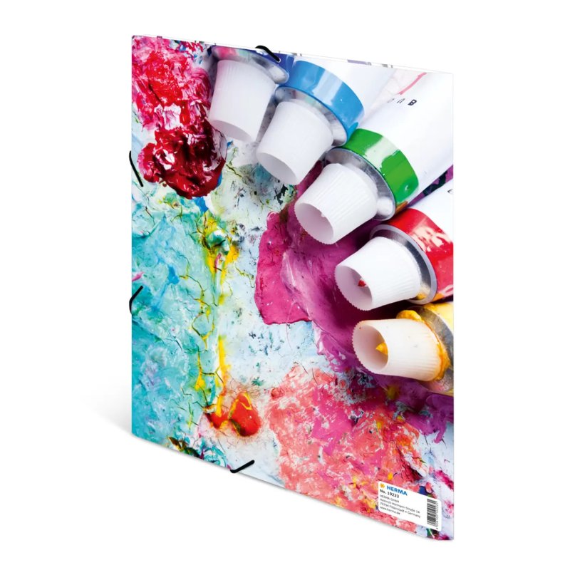 HERMA Chemise à élastiques "Couleurs", carton, A4