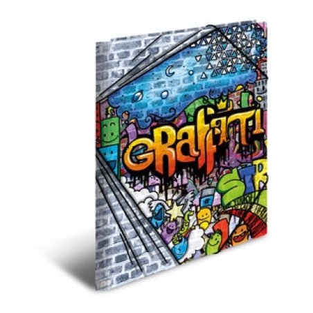 HERMA Chemise à élastiques "Graffiti", en PP, A4