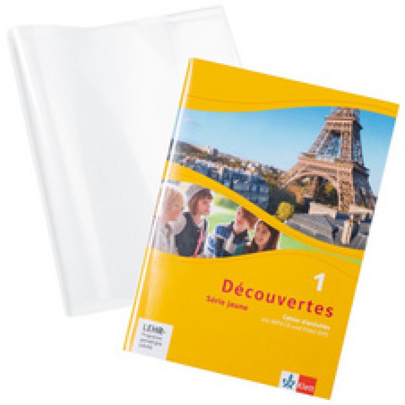 HERMA Couvre-livre "Workbook", en PP, transparent