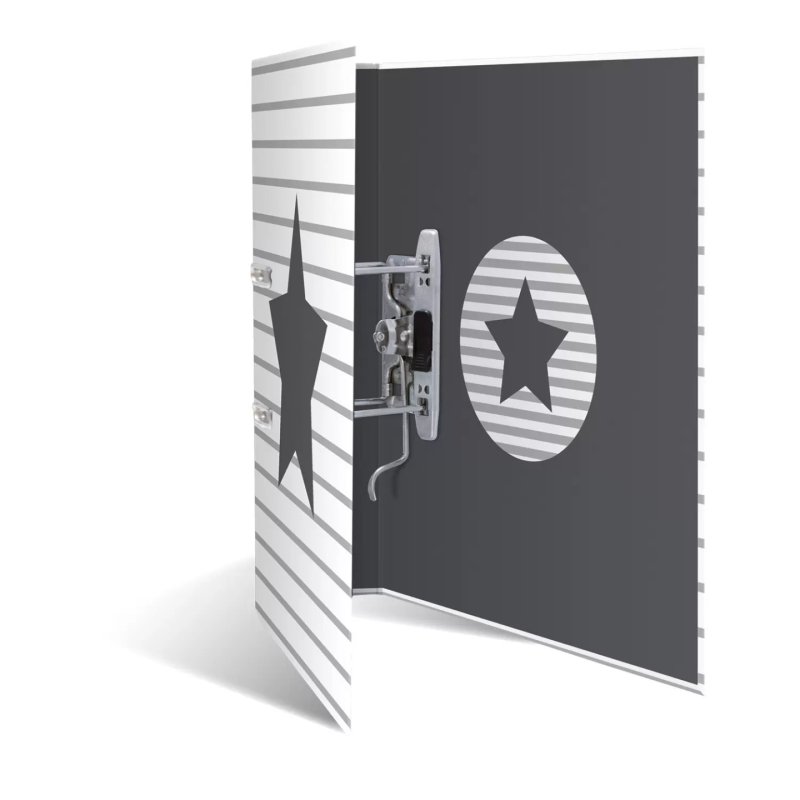 HERMA Classeur à levier "Stars", pointillés en blanc, A4