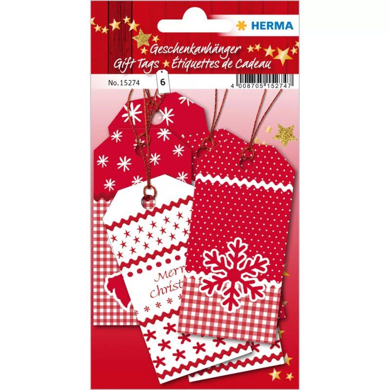 HERMA Christmas white