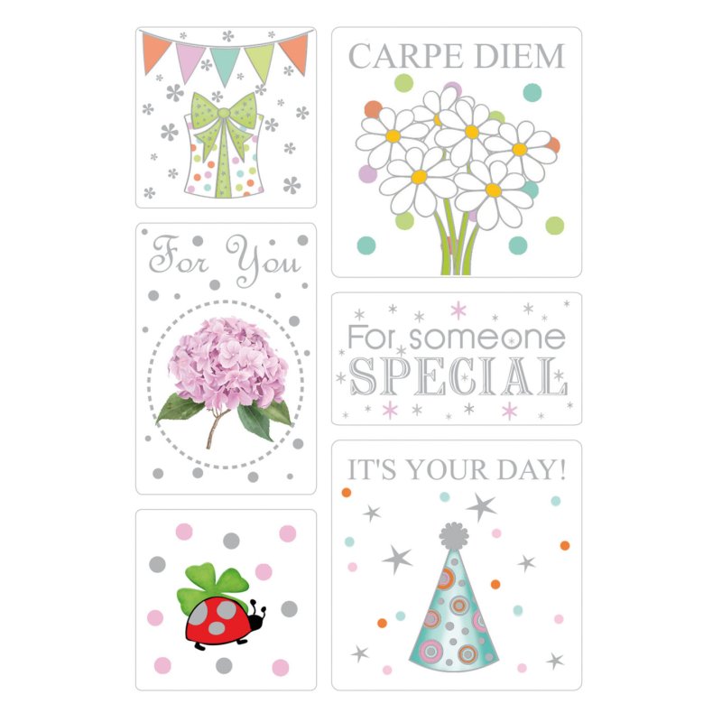 HERMA 15473 autocollant décoratif Papier Multicolore 12 pièce(s)