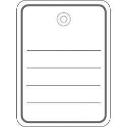 HERMA Etiquette à suspendre, 48 x 65 mm, avec oeillet/fil/