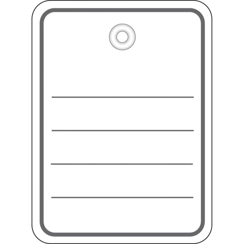 HERMA 6842 étiquette non-adhésive 1000 pièce(s) Blanc