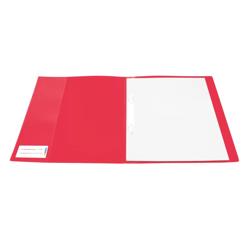 HERMA Chemise à lamelle, PP, A4, rouge translucide