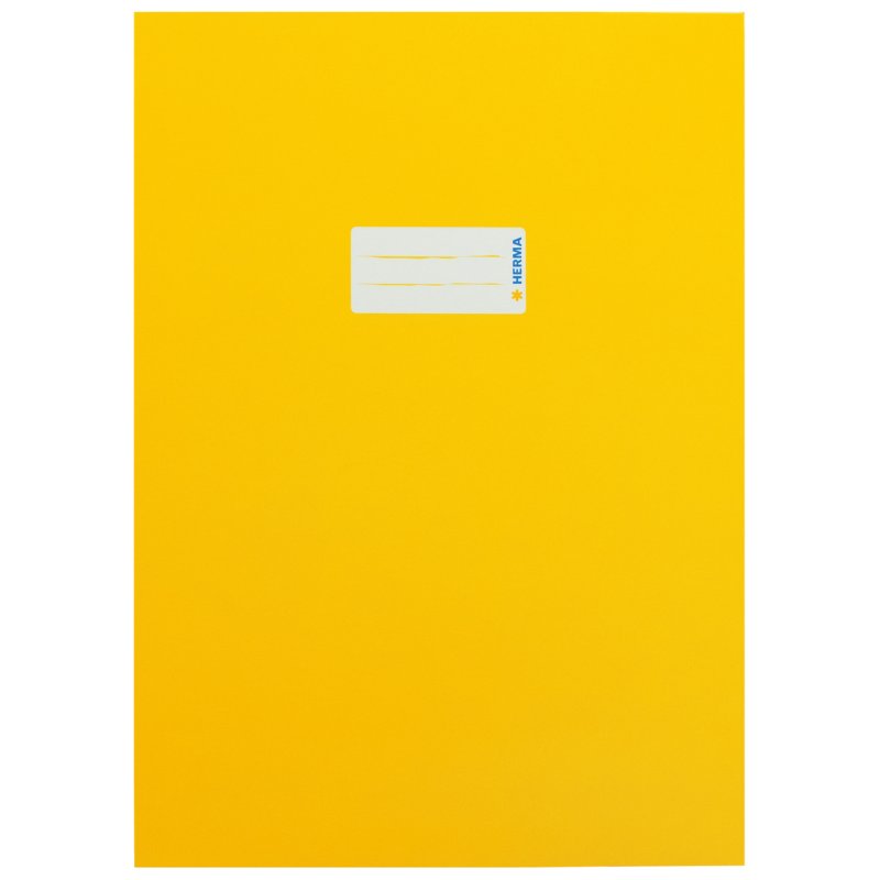 HERMA Protège-cahier, en carton, A4, jaune